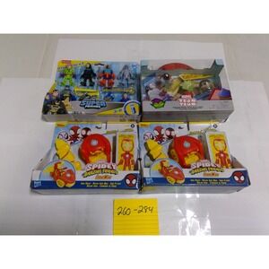 Marvel DC Toy Lot Spidey Imaginext Tsum Tsum Iron Man Batman NEW 4 Sets